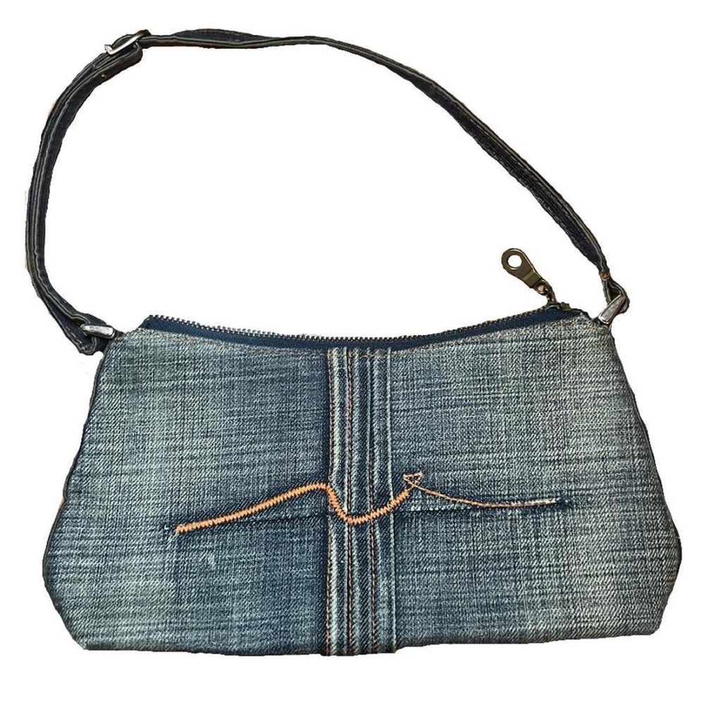 Y2K Vintage Lola Lemonpout 7 For All Mankind Jeans Pochette Bag from Kitson